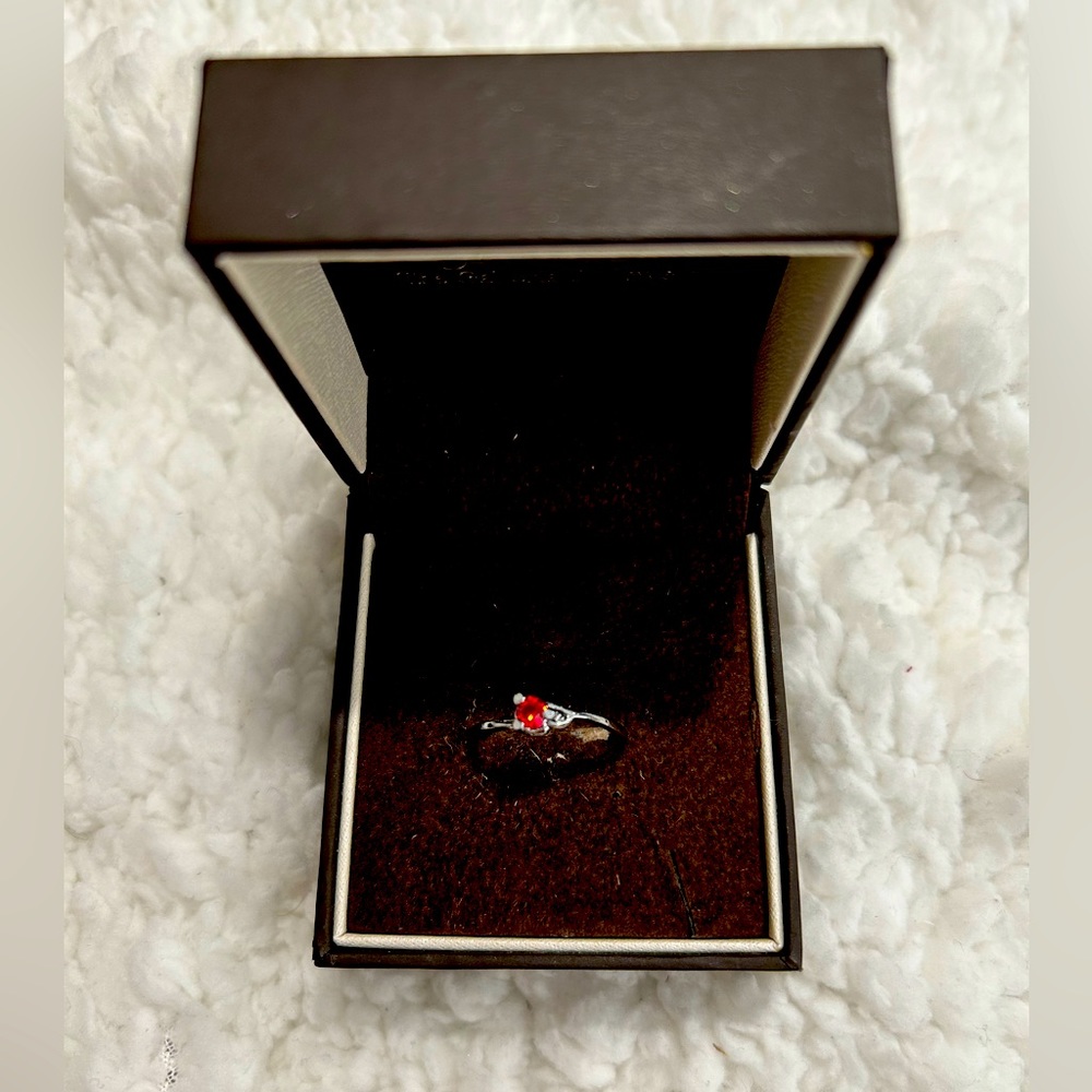 Ruby Red Gem Ring
